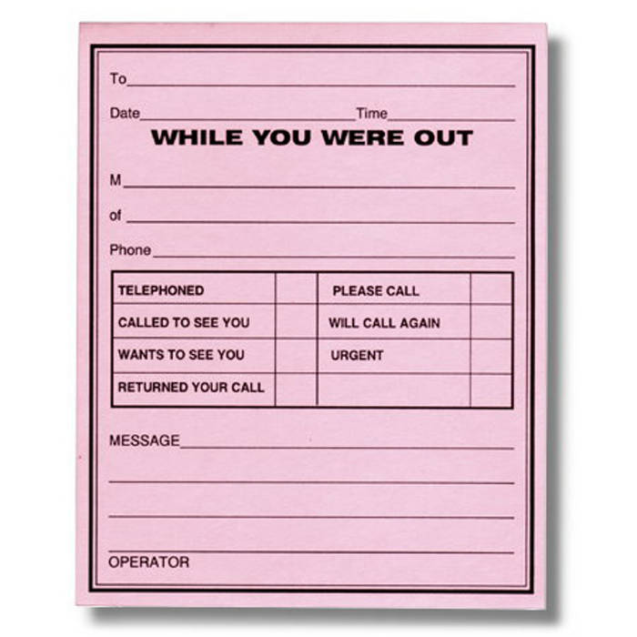 while you were out groovelily while you were out message template