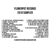 Flowerpot Records 2018 Sampler cover art