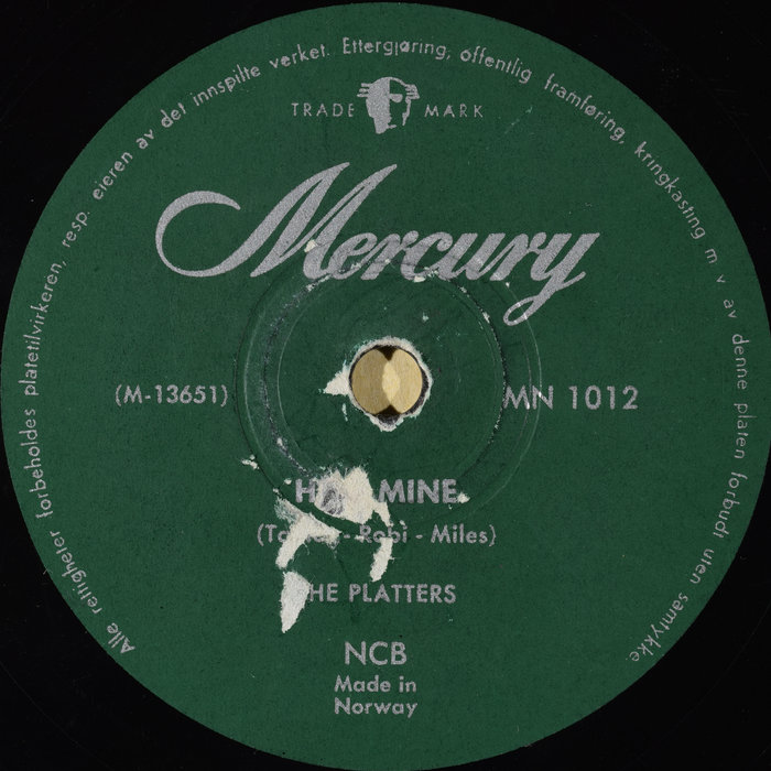The Platters He's Mine (1957) various artists The Sound Of Shellac