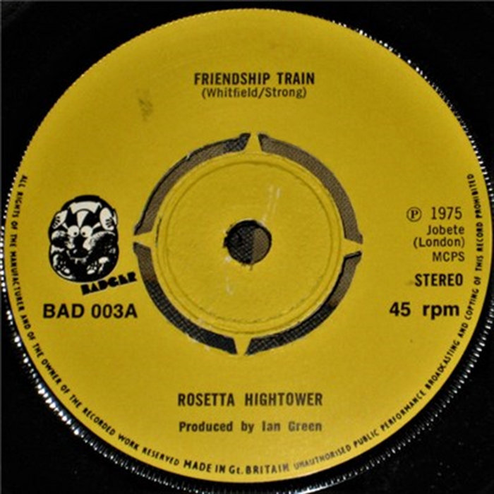 Friendship Train | Rosetta Hightower