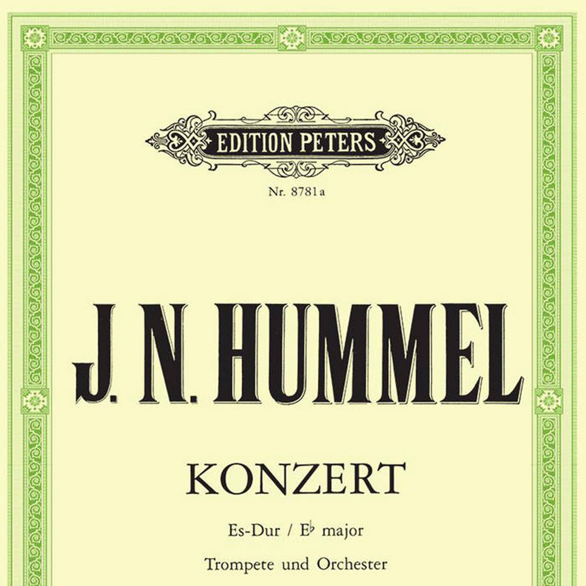 Johann Nepomuk Hummel Trumpet Concerto in Eb Major (Piano