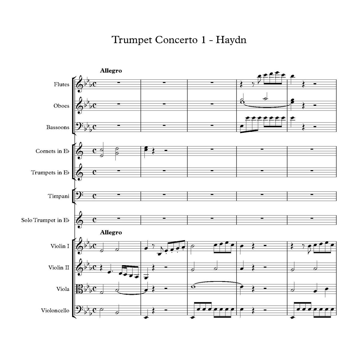 Haydn - Trumpet Concerto | Minus Music