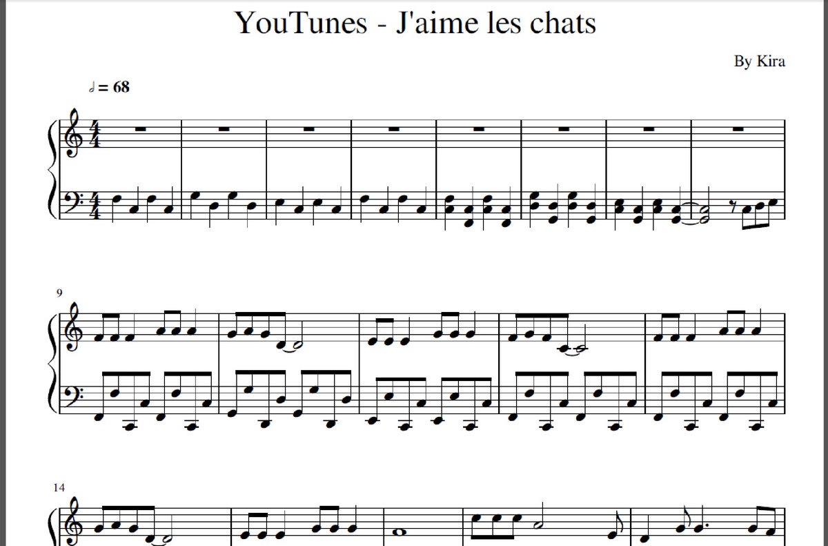 Youtunes J Aime Les Chats Kira Youtunes J Aime Les Chats Kira