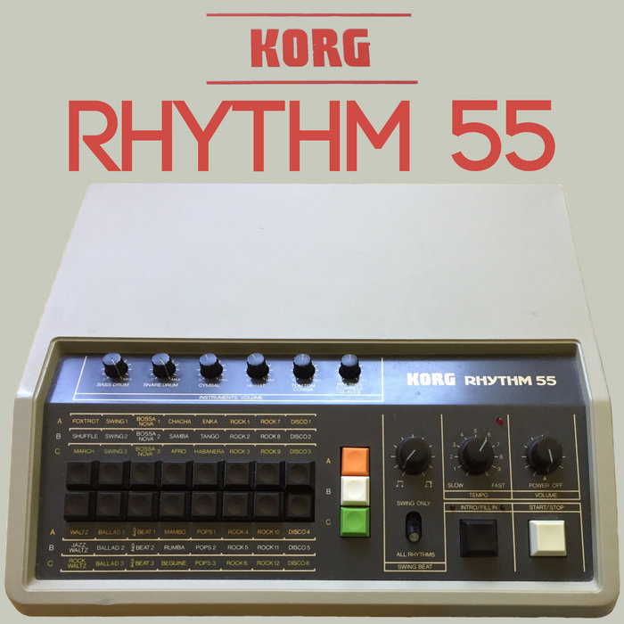 Korg Rhythm55 KR 55 Drum Machine Sample Pack Speed of Dark Music