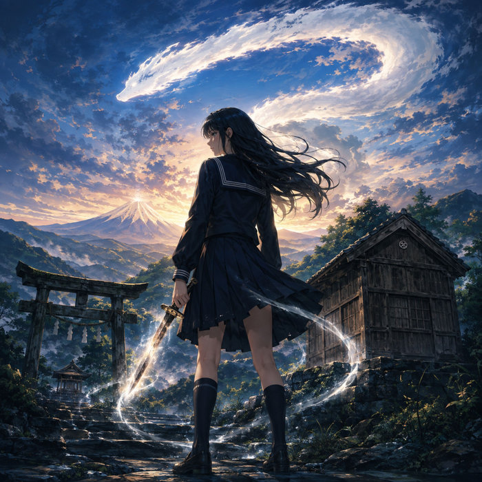 草薙剣を継ぐ者のBandcamp公式ジャケット