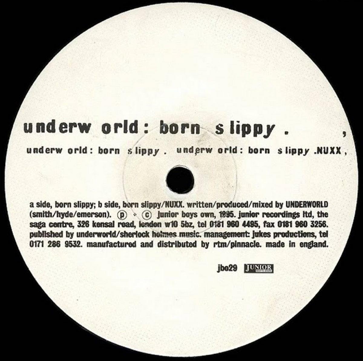 Listen to Underworld - Born Slippy(Alma & Mater edit) by