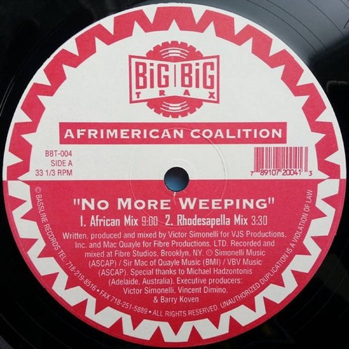 No More Weeping | Afrimerican Coalition | VJS Productions