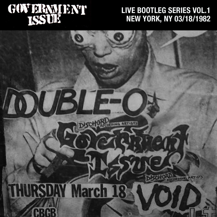 03/18/1982 New York, NY @ CBGB | Government Issue