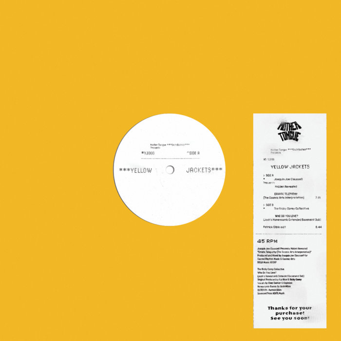 Yellow Jackets Vol.8 (Vinyl Only - No Digital) | Joaquin Claussell