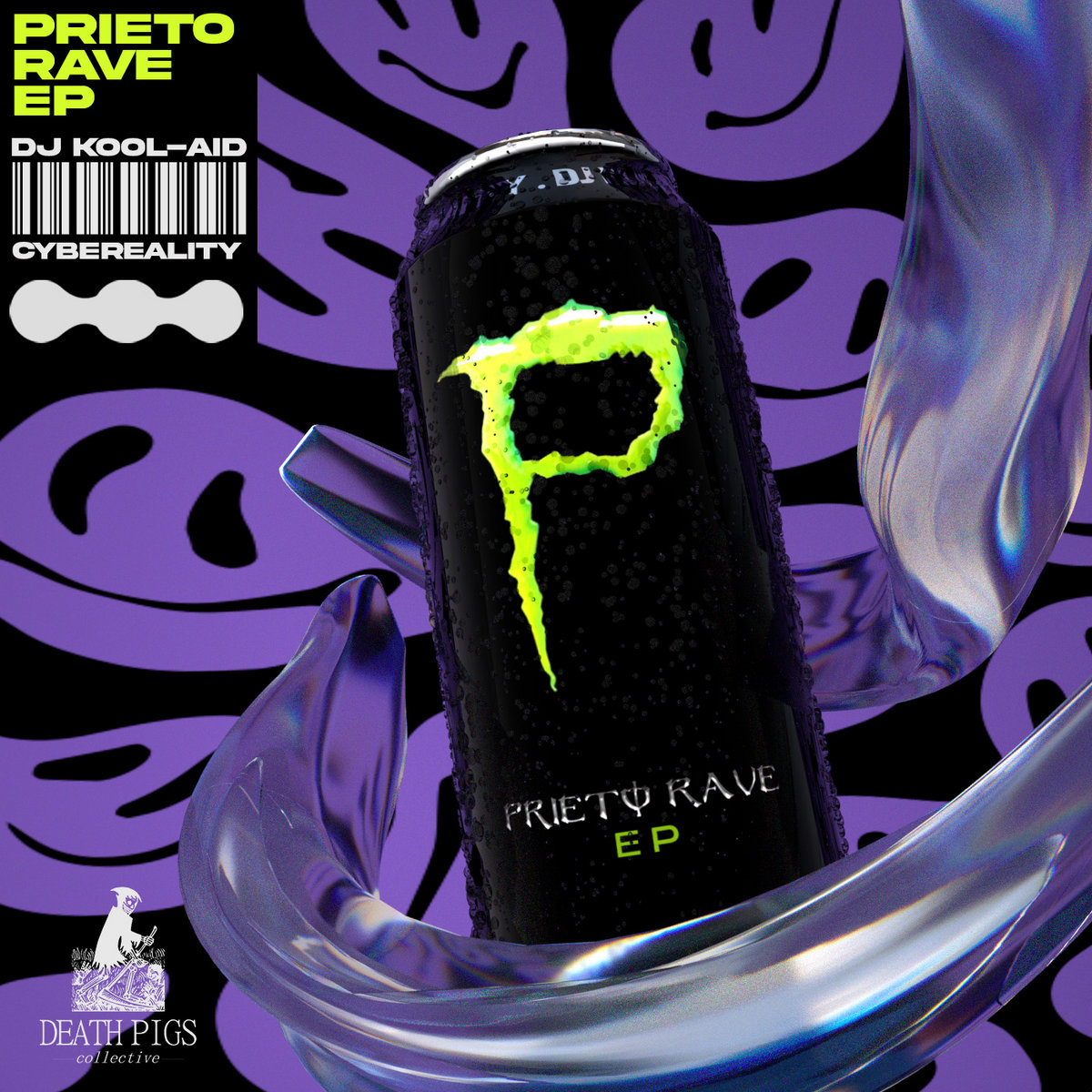 Kool Rave Prieto Rave EP | dj kool-aid,CYBEREALITY | Death Pigs Collective