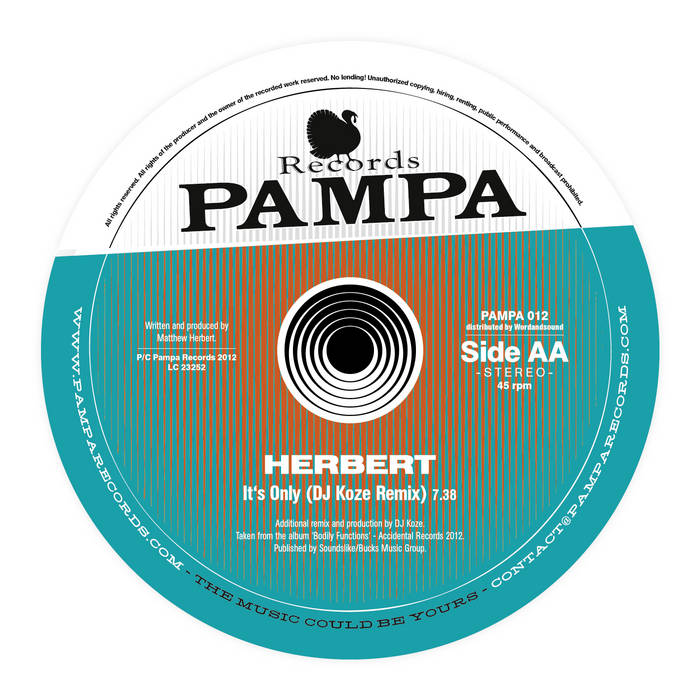 It's Only (DJ Koze Remix) | DNTEL / Herbert | Pampa Records