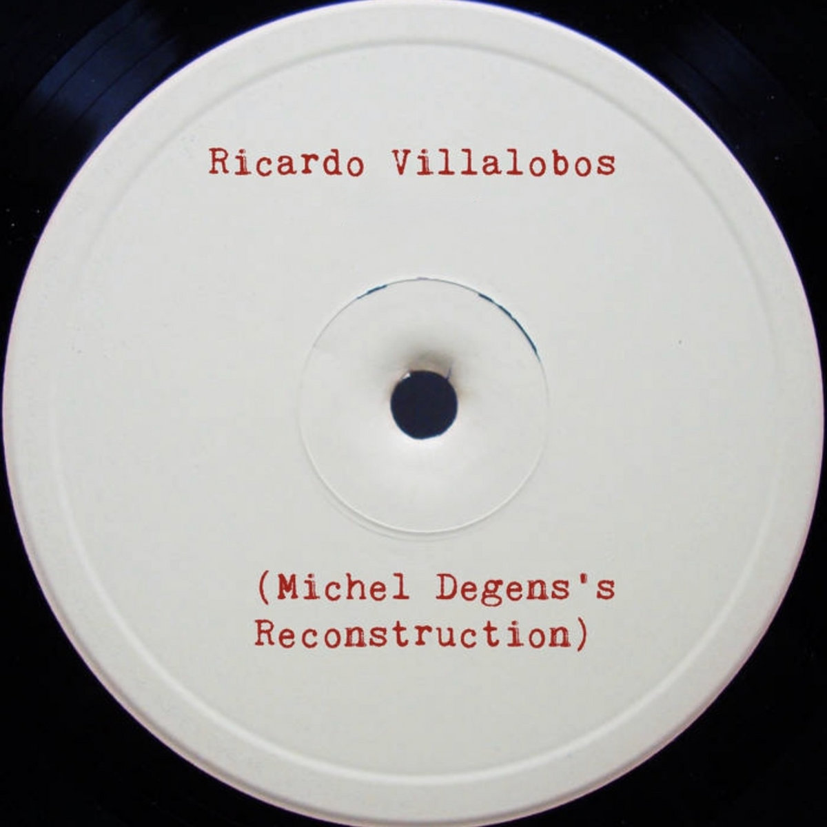 ricardo villalobos Flying Turn レコード Ricardo Villalobos - Michel Degen Edits | Sanguina Records