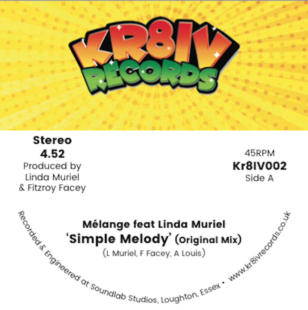 melody.真贋  Simple Melody' | Melange feat Linda Muriel | KR8IV Records