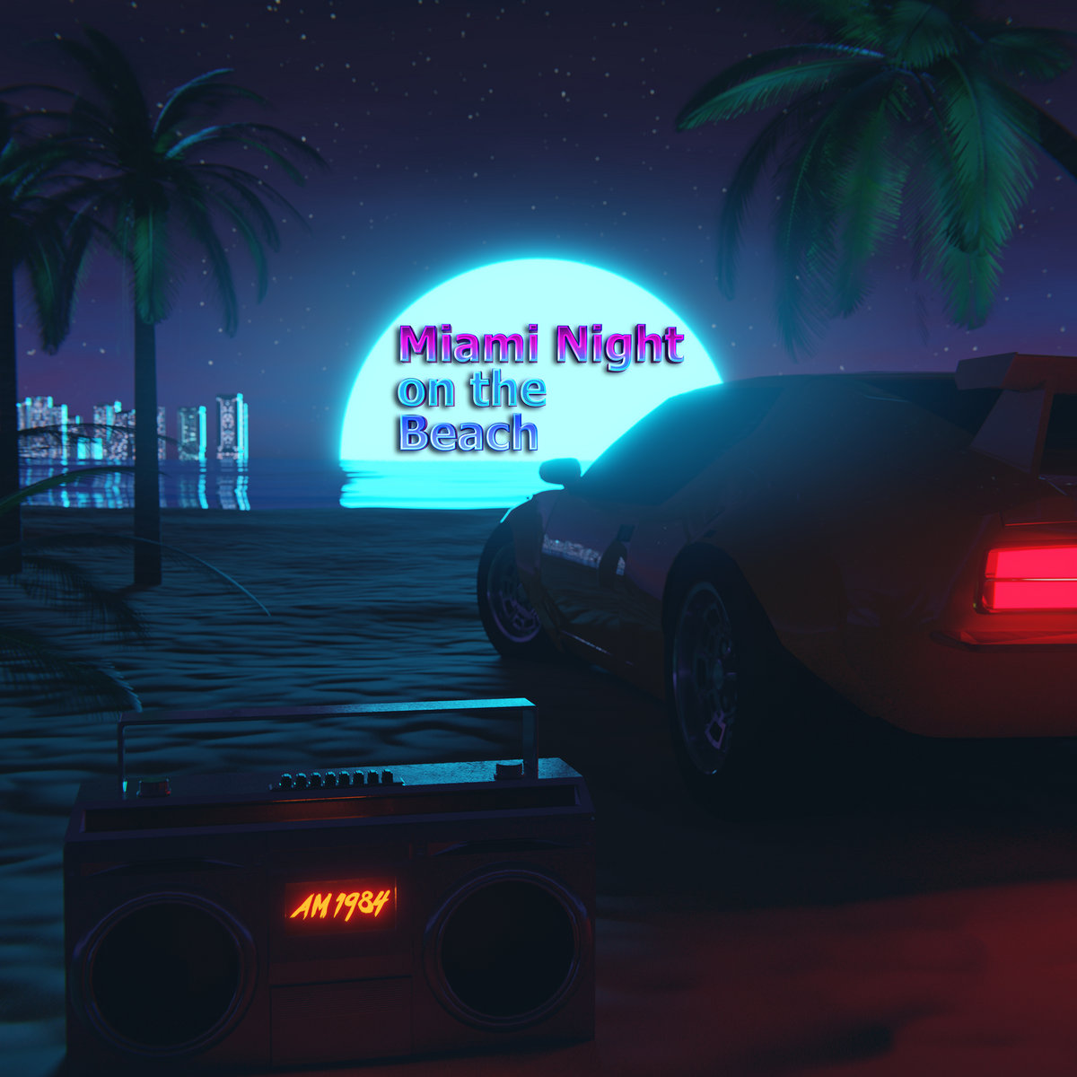 Miami Night on the Beach | AM 1984 | Retrowave Touch Records