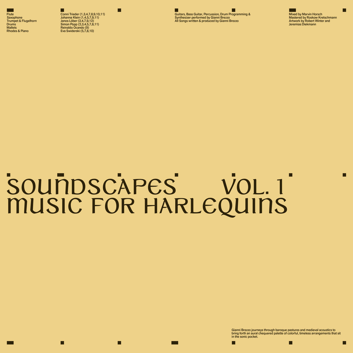 Soundscapes Vol. 1 - Music for Harlequins | Gianni Brezzo