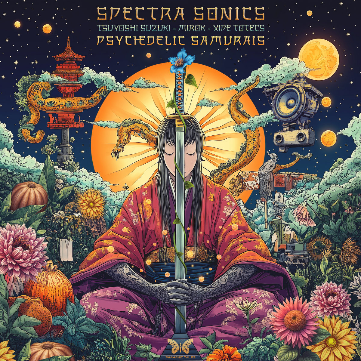 shiki∞project 　CD Psychedelic Samurais | Specrta Sonics | Shamanic Tales