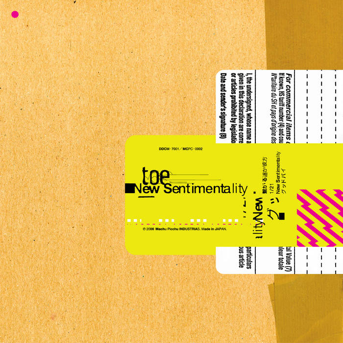 邦楽 toe - New Sentimentality New Sentimentality | toe