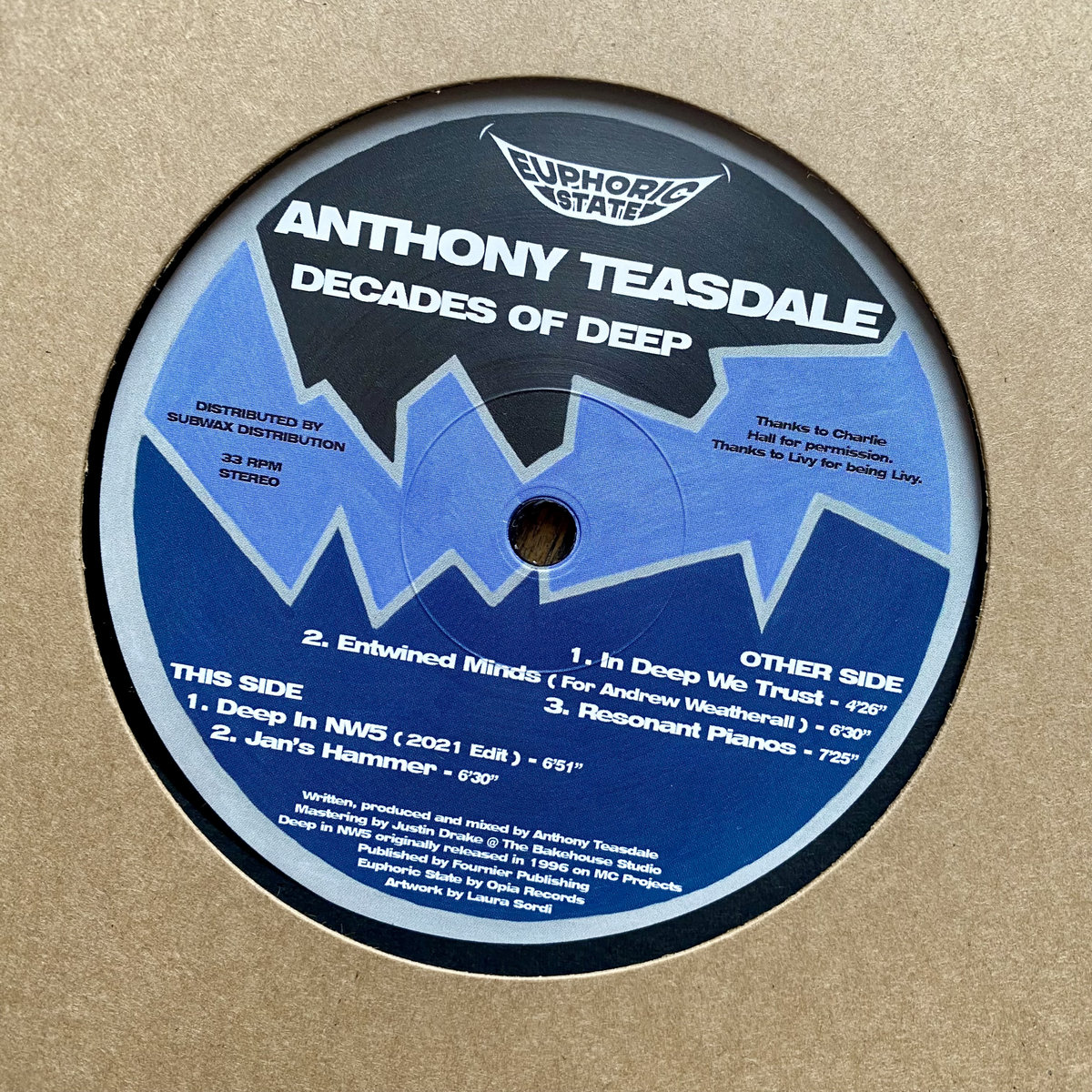 英12” Anthony Teasdale Deep In NW5 PROJECT24 M.C. Projects /00250 12