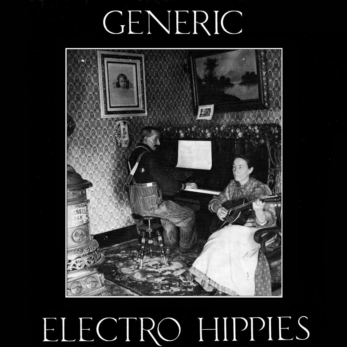 FE 02) GENERIC / ELECTRO HIPPIES SPLIT LP | flat earth recs