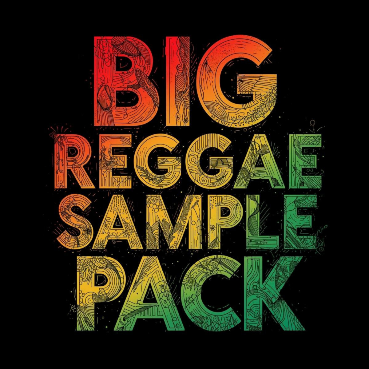 超コア1/4 to 12 RIDDIM　7枚セット　REGGAE Big Reggae Sample Pack | Full Dub Riddims