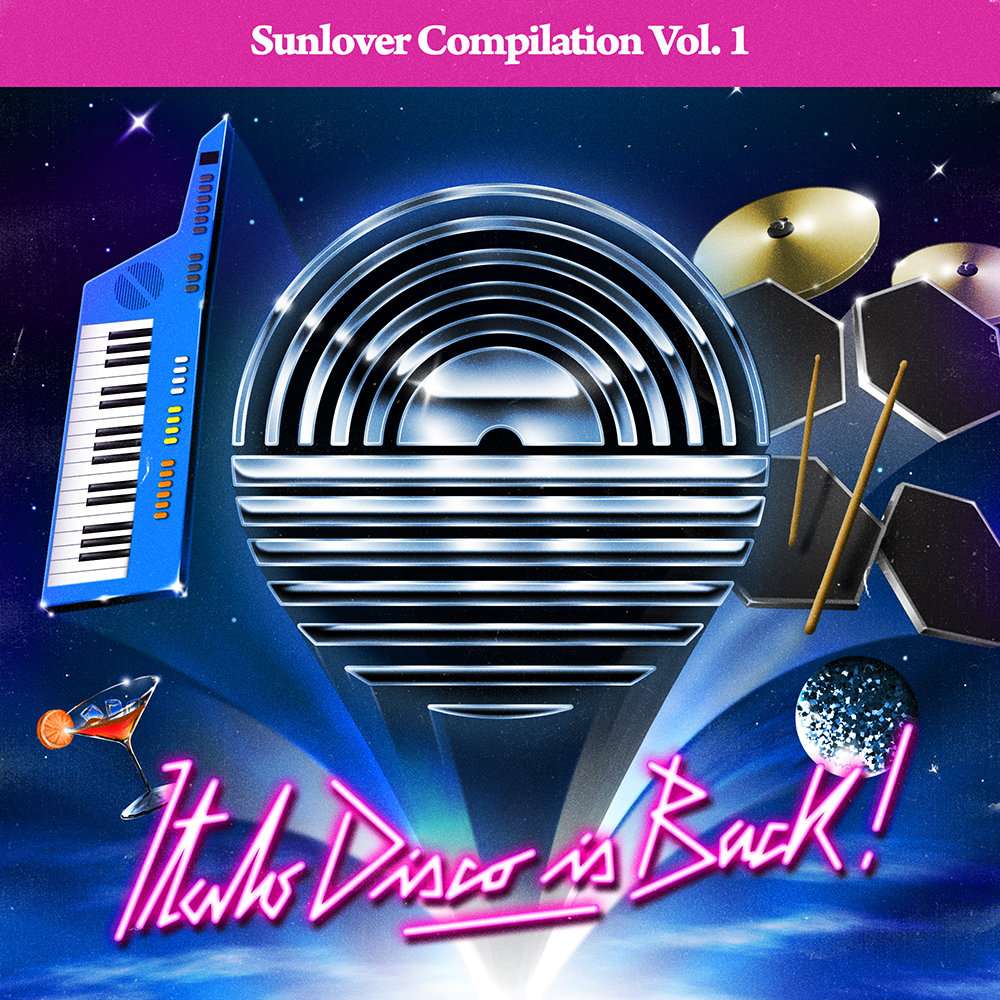 Spacesynth italo disco. Sunlover records. санловер. magnum sunlover. a space love adventure - disco is not dead.