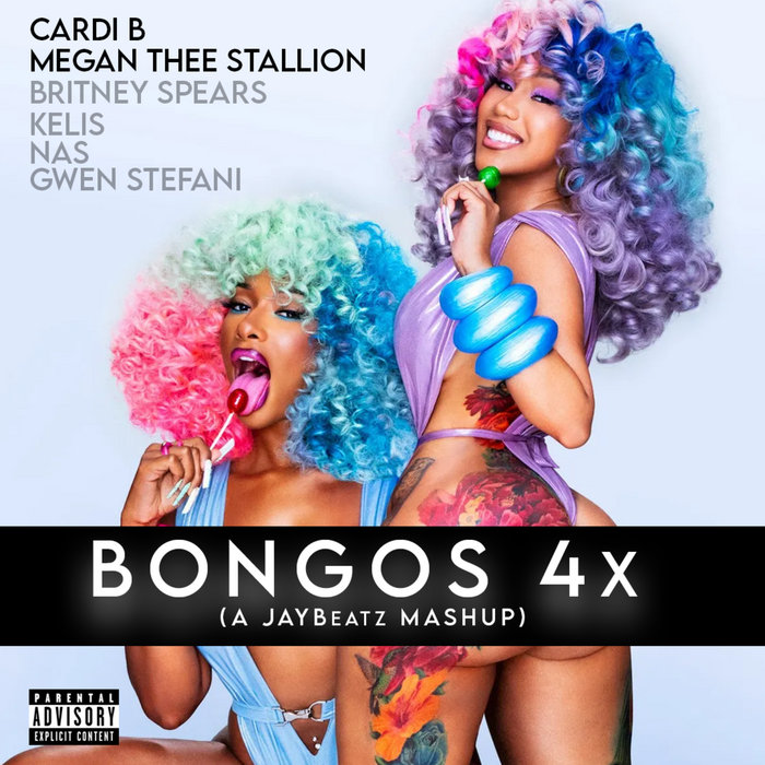 洋楽 Cardi B Feat. Megan Thee Stallion Bongos Cardi B - Bongos (feat. Megan Thee Stallion) [Official Audio