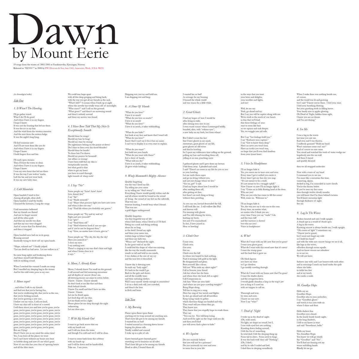 Image result for dawn mount eerie