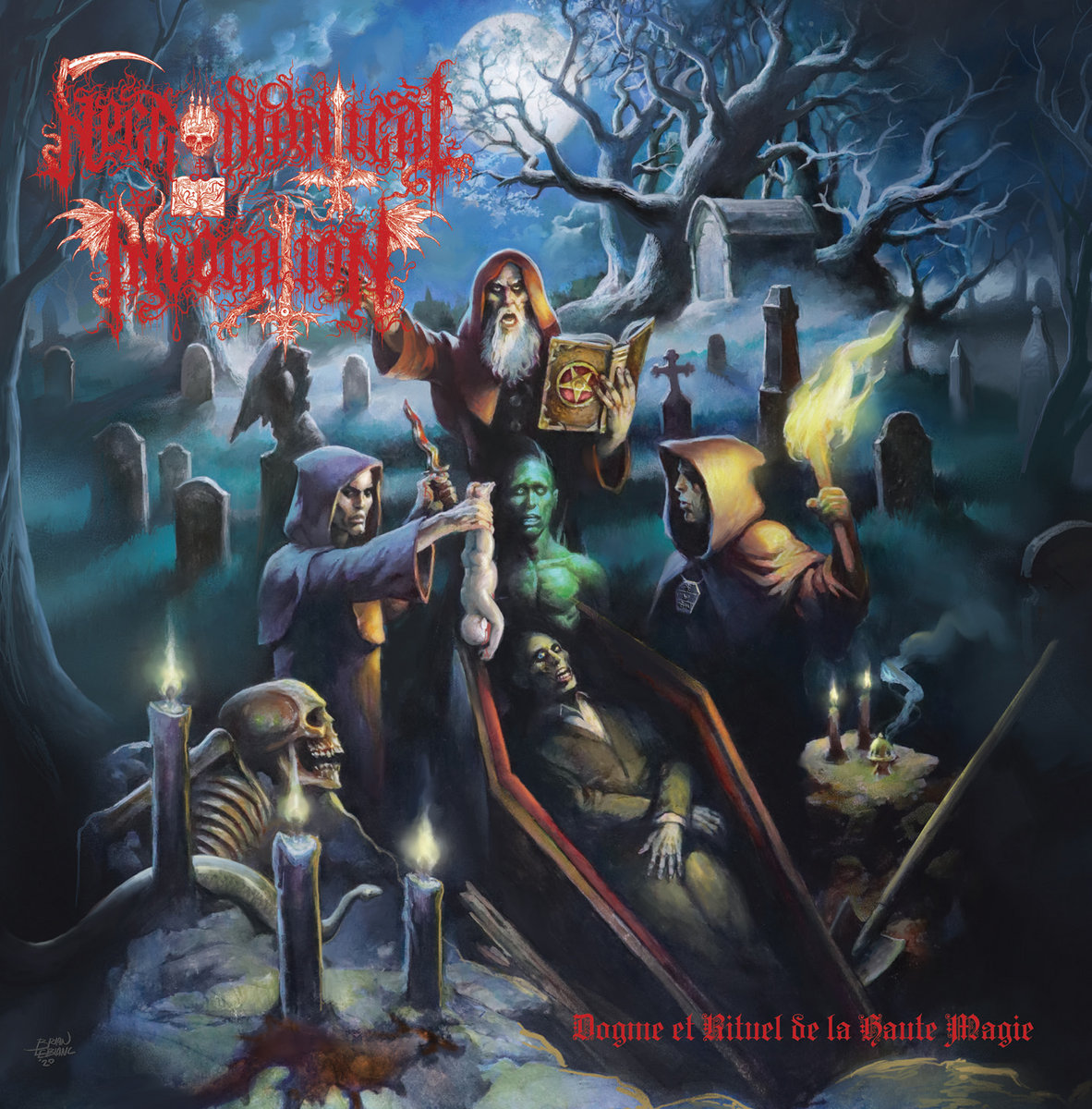 Dogme et Rituel de la Haute Magie | Necromantical Invocation | Regain  Records, image size:1182x1200