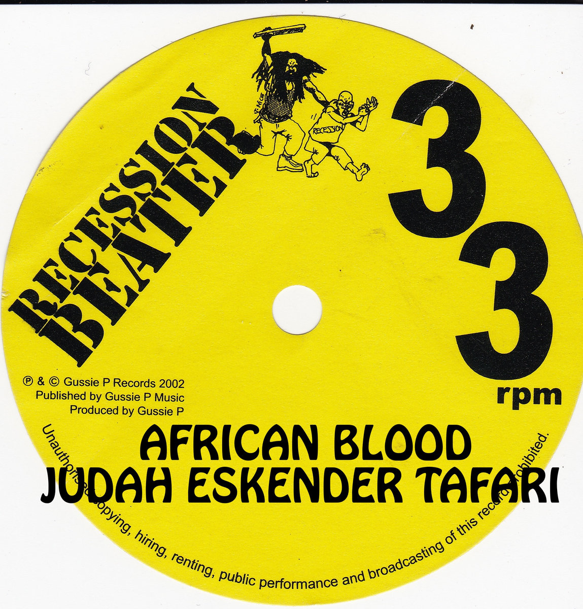 GPRB003 AFRICAN BLOOD .. DUBCUP FT.  JUDAH ESKENDER TAFARI