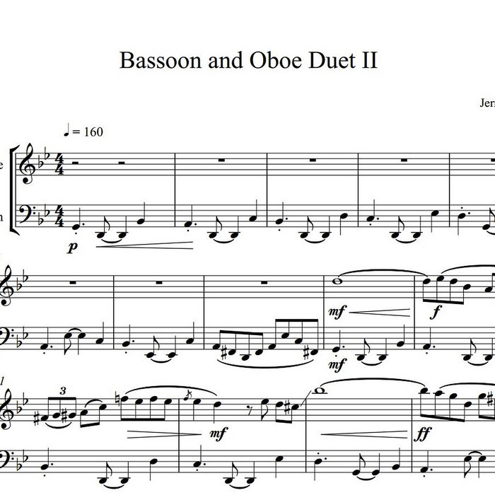 Duet For Bassoon and Oboe II Jerry Mayle