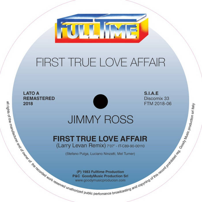 First true love affair (Larry Levan remix) | Jimmy Ross | Goody