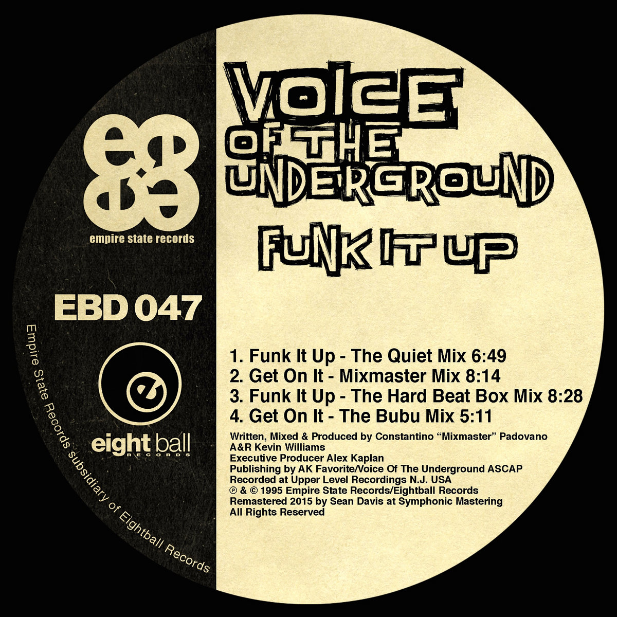 Funk It Up | Constantino Mixmaster Padovano | Eightball Records