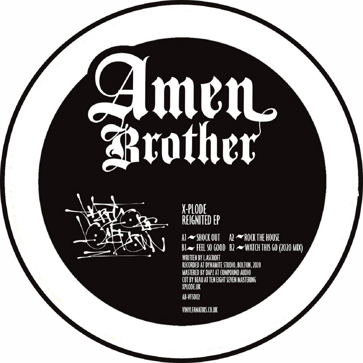 X-Plode 'Reignited' EP - Amen Brother | Vinyl Fanatiks