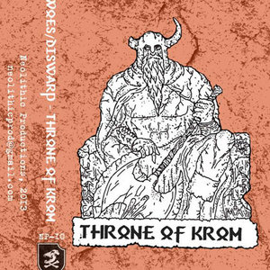 THRONE OF KROM - split with Diswarp cover