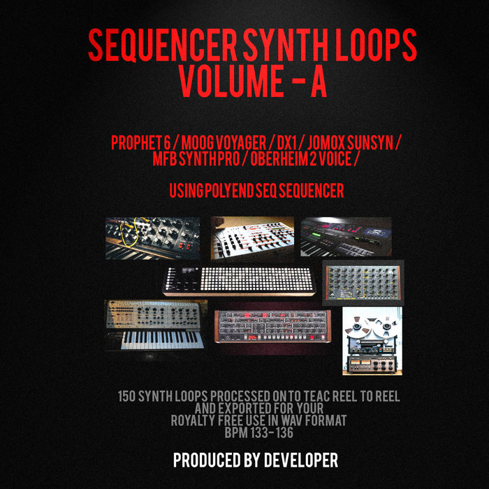 SEQUENCER SYNTH LOOPS VOL A (Sample Pack) Developer Modularz