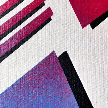 アート・デザイン・音楽 PURPLE FASHION 3,4,5,6,7,9,11,12,13,16 Memphis Pattern 80s Retro Style Art Print by Studio Memphis
