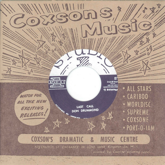 Don Drummond - Last Call / Last Call Take 2 (Studio One - 7