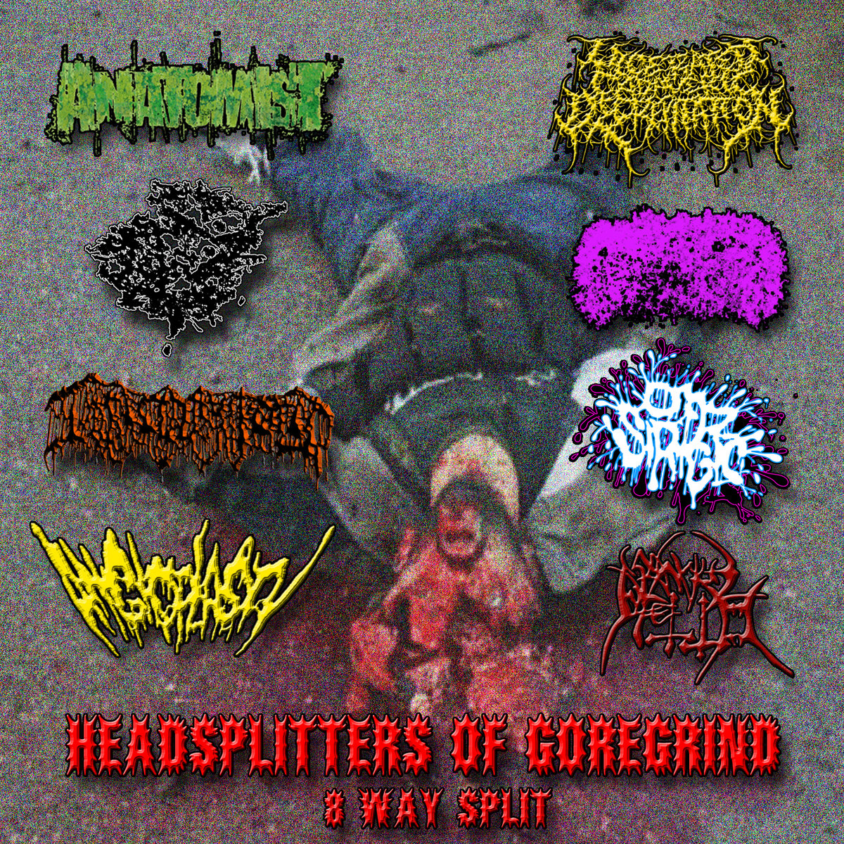 HEADSPLITTERS OF GOREGRIND 8 SPLIT WAYS VARIOS ARTISTAS GRINDER