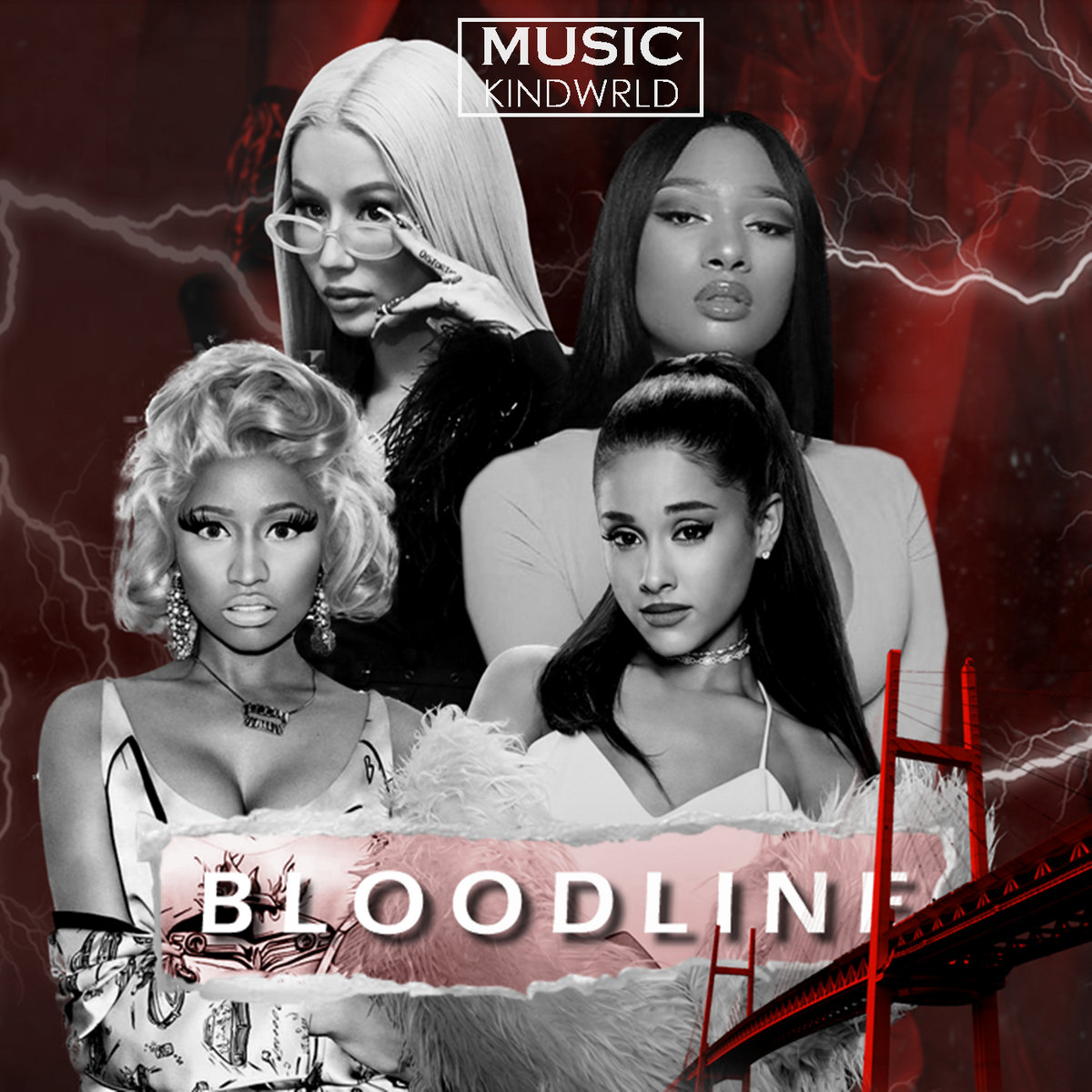 Ariana Grande - Bloodline feat. Iggy Azalea, Nicki Minaj & Megan Thee  Stallion | KINDWRLD MUSIC