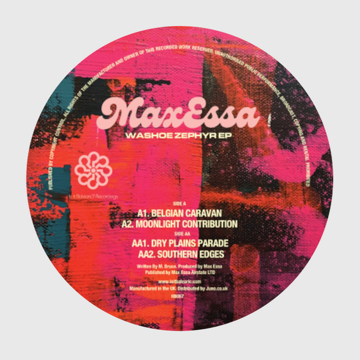 Washoe Zephyr EP | Max Essa | Jansen Jardin