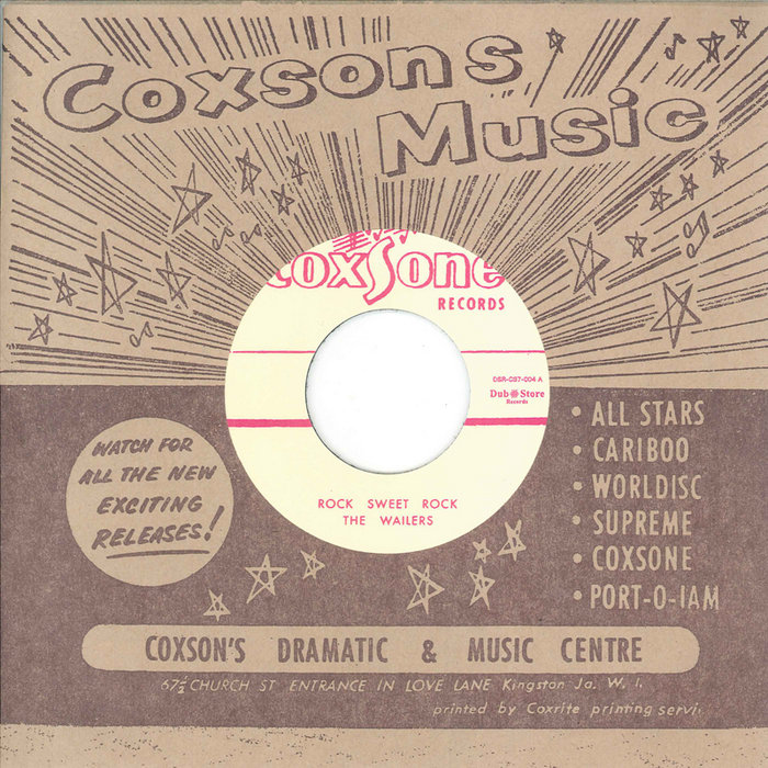 The Wailers - Rock Sweet Rock / Jerk In Time (Studio One - 7
