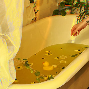 yellow paint cover