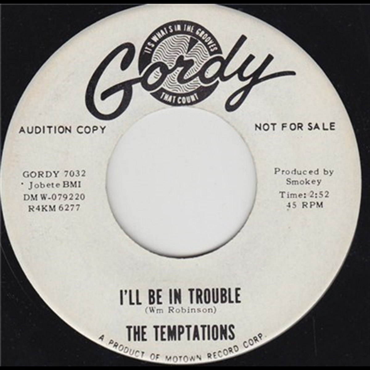 Ill Be In Trouble The Girls Alright With Me | The Temptations