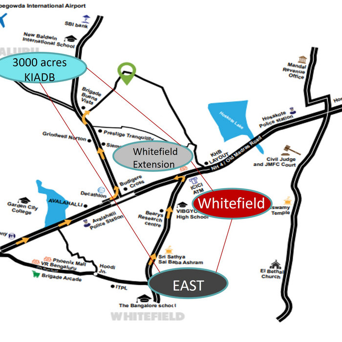 Shriram Wyt Field Location Location Map shriramwytfieldwhitefield
