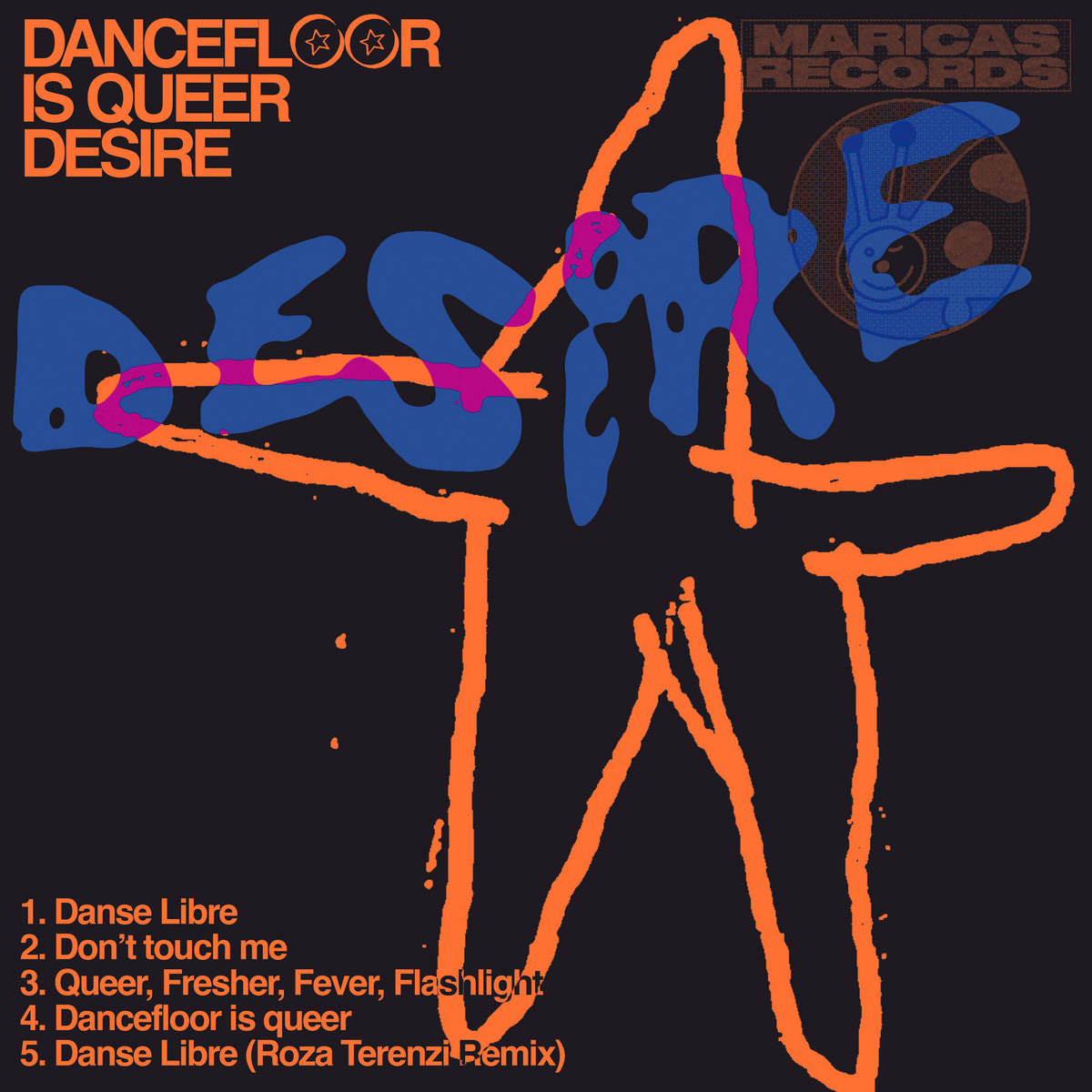 レコードセット 事後 Desire house disco trance セット Julie Desire - Dancefloor is Queer | Julie Desire | MARICAS Records