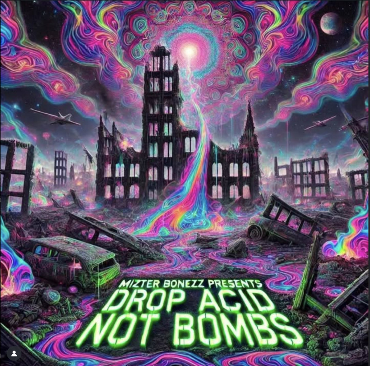 DROP ACID NOT BOMBS | Various Artists | Voodoo Hoodoo Records