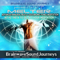 417 Hz Binaural Beats Theta Realms (BALANCE HEART FIELD) Deep Brain Waves Theta to Delta Meditation cover art