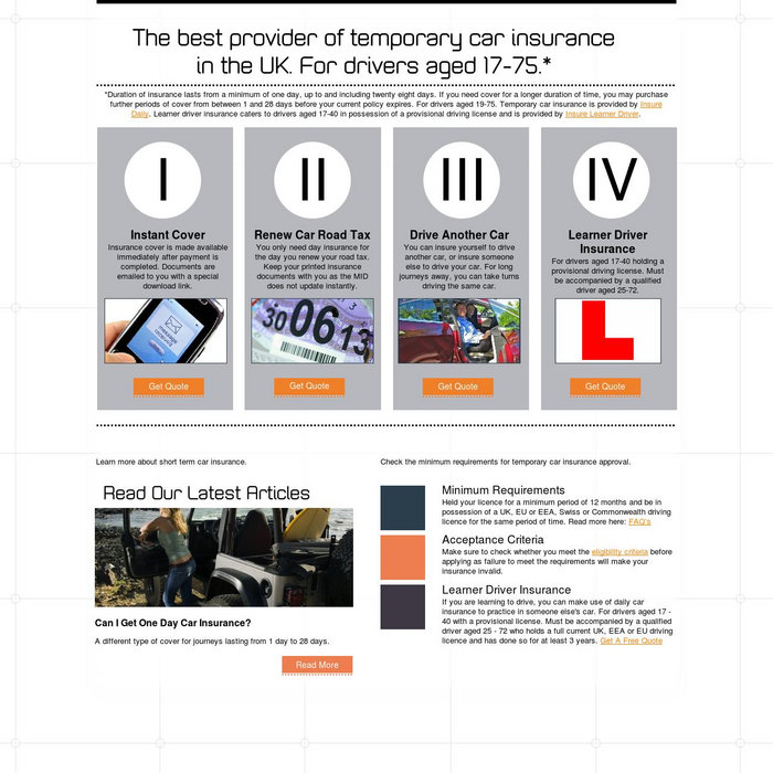 Best Provider Of Temporary Car Insurance Deriveiberian