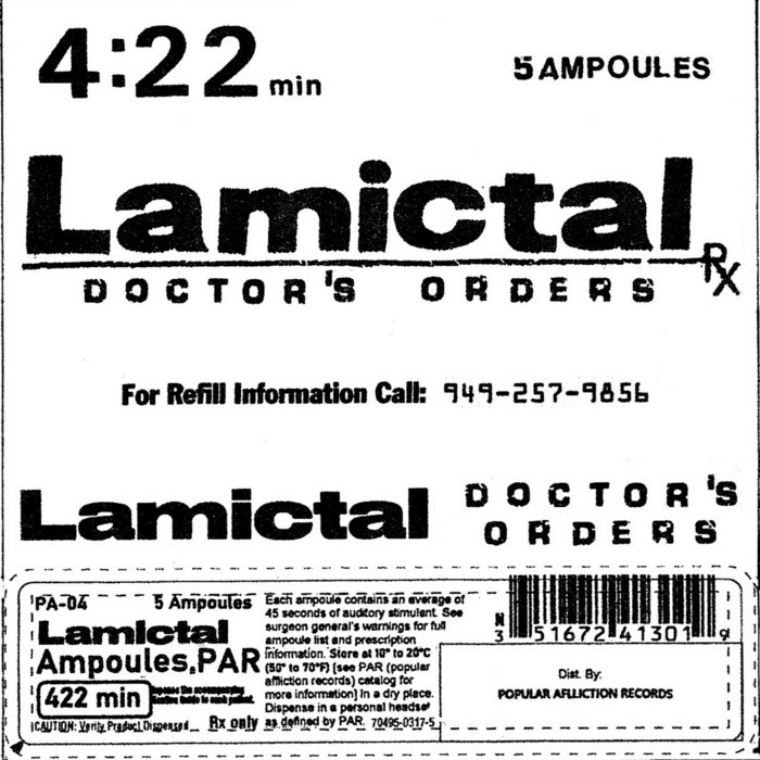 Doctor's Orders Lamictal