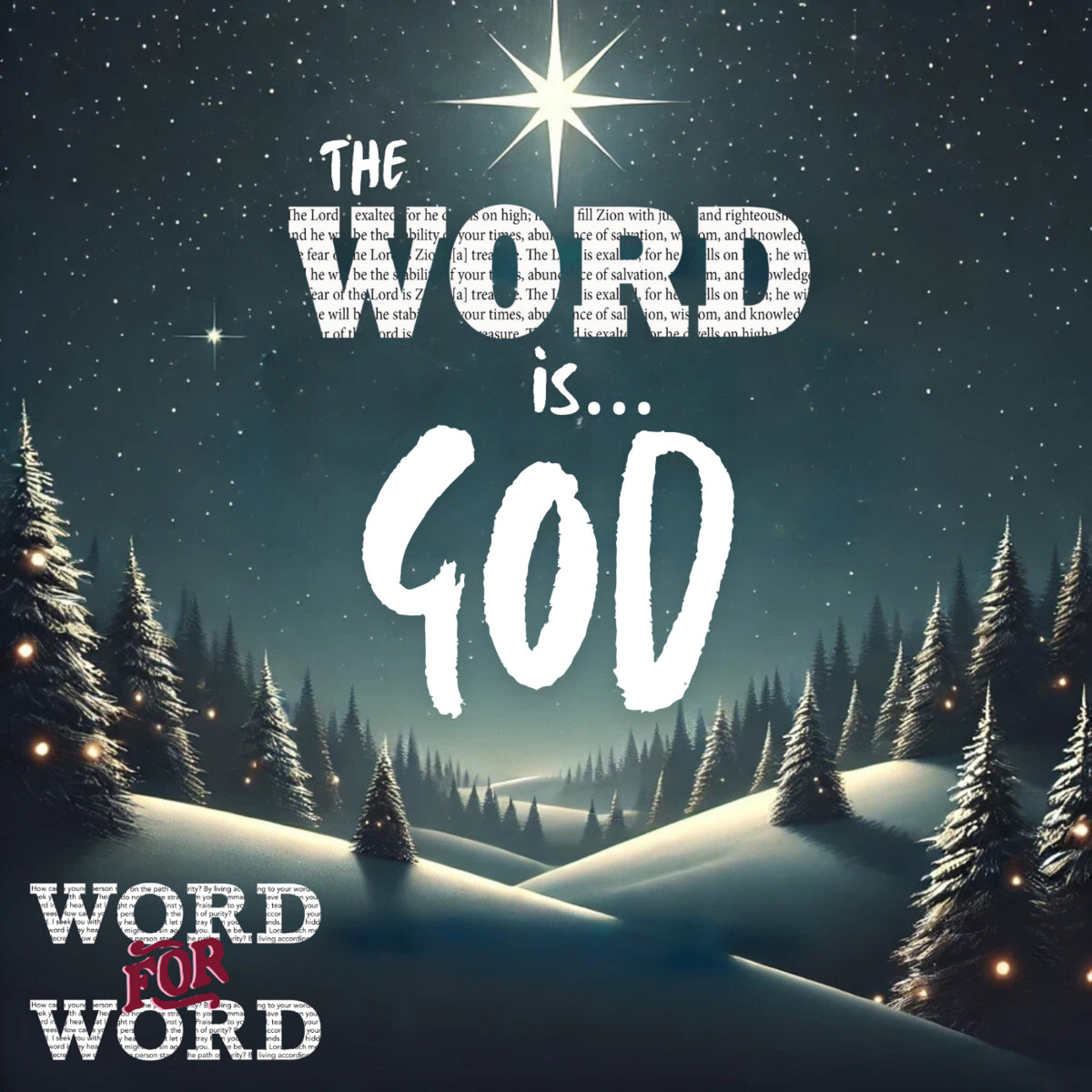 The Word is...GOD